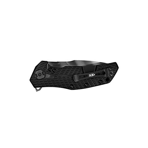 Zero Tolerance 0308Blkts, Drop Point Pocket Knife, Black & 0350Ts; Folding Pocket Knife; 3.25 In. S30V Stainless Steel Blade With Tiger-Stripe Tungsten Dlc Coating, G-10 Handle, 6.2 Oz. #TOP2