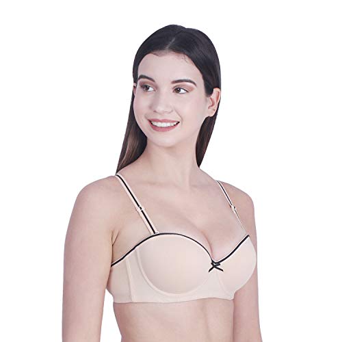 Image of Brachy Women's Poly Cotton Padded Wired Push-Up Bra