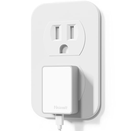 Nekmit Flat USB C Wall Charger Block 40W Slim USB C Wall Plug Power Adapter One Port PPS Fast USB Charger for iPhone 17/16 and More Series MacBook Air iPad(Non-Foldable Plug)