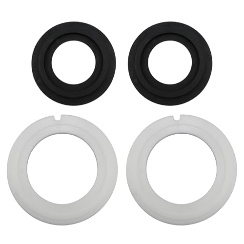 Image of RV Toilet Seal Kit Replacement fit for Dometic Sealand Vacu Flush Toilets 110 111 210 510,Flush Toilets - Without Overflow Holes,385311462 385310677(2 Sets)
