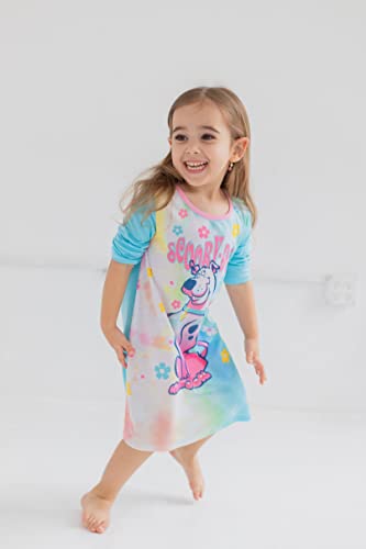 Scooby-Doo Little Girls Raglan Nightgown Pajamas Blue 7-8 #TOP2