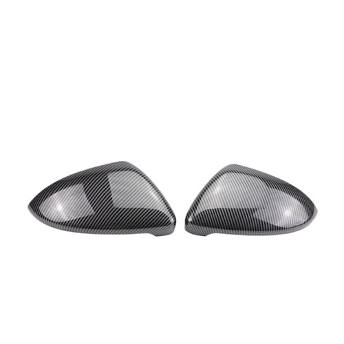 Coques rétroviseur voiture carbone Golf 7 MK7 GTI R noir remplacement coque latérale