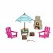Li'l Woodzeez Patio Set & Outdoor Fireplace Set