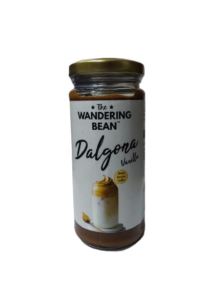 The Wandering Bean Beaten Dalgona Vanilla Coffee, Instant Coffee Paste 120g Jar Rich, Creamy and Frothy Beaten Coffee, Make Hot Coffee, Cappuccino or Cold Coffee (B0BNXCPF21) Amazon Price History, Amazon Price Tracker