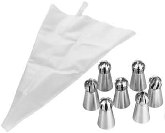 Lakeland 7pc Twist Piping Nozzles & Bag Set