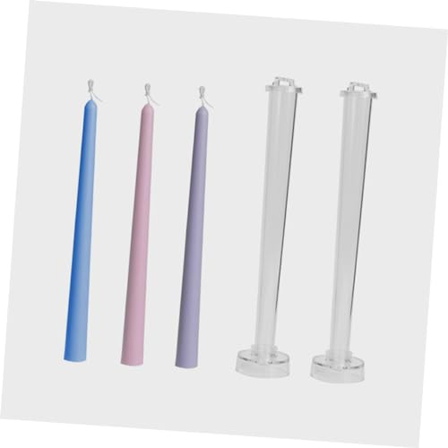 ARTIBETTER Beeswax Candle 3pcs Plastic Taper Easy to Clean Creative Shape Perfect for DIY Craft Wedding Decor - Image 9