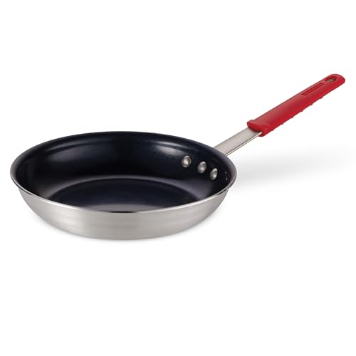 Image of Tramontina Professional 10-Inch Ceramic Non Stick Frying Pan, Heavy-Gauge Aluminum Skillet with Nonstick Coating, Dishwasher and Oven Safe, Black