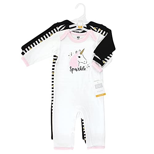 Image of Hudson Baby Baby Cotton Union Suit, 3 Pack