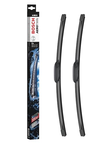 Bosch A893S Aerotwin Windscreen Wiper, Length: 550/550 mm, Set for Windscreen