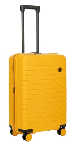 Valise Trolley Rigide B Y Bric's Ulisse Jaune 65 cm Extensible