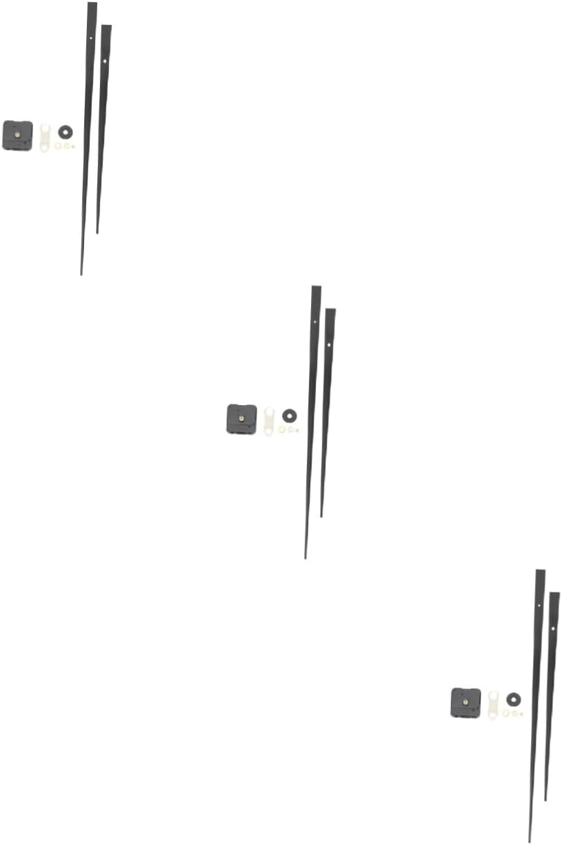 3sets High Torque Clock Movement Mechanism for Repair Clock Core Shaft Easy Installation Replacement Parts for Various Styles