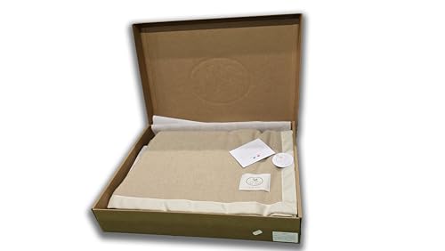 CO.BI. Coperta Piazza e Mezza Lusso Desy (180x220 cm)- TEXILNOVO - Misto Cashmere (10%) e Lana (90%) - 290 gr/mq - Colore Tortora - 100% Made in Italy