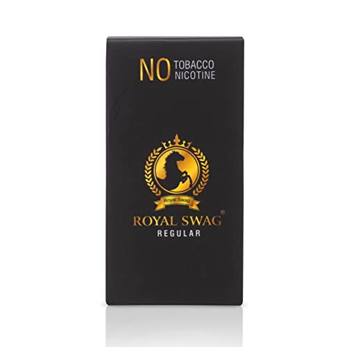 ROYAL SWAG Ayurvedic & Herbal Cigarette, Regular (10 Sticks) Smoking Cessation - Helps in Quit Smoking