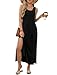 Maxi Black Dress Boho Summer Dresses for Women 2026 Beach Vacation Clothes Cruise Vacation Spring Outfits Hawaiian Long Dresses with Pockets Business Casual Work Elegant Classy Tropical Resort Wear