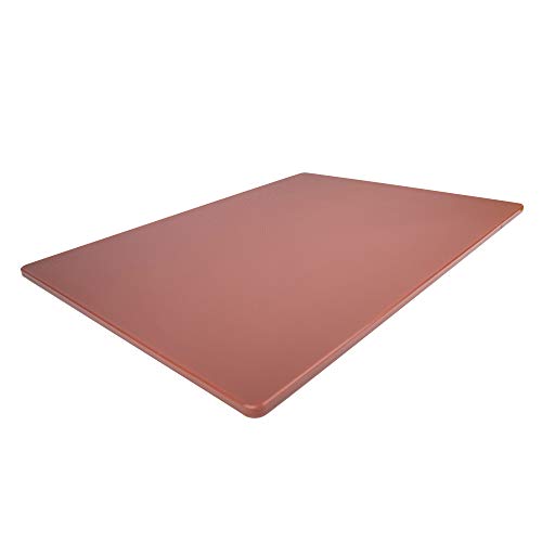 Thirteen Chefs Extra Large 24 x 18 Brown Cutting Board - 1/2