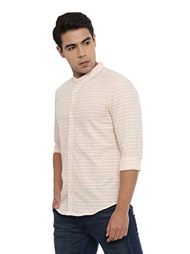 Image of Diverse Men's Striped Slim fit Casual Shirt (DCMCF11SC14L06-3895C 