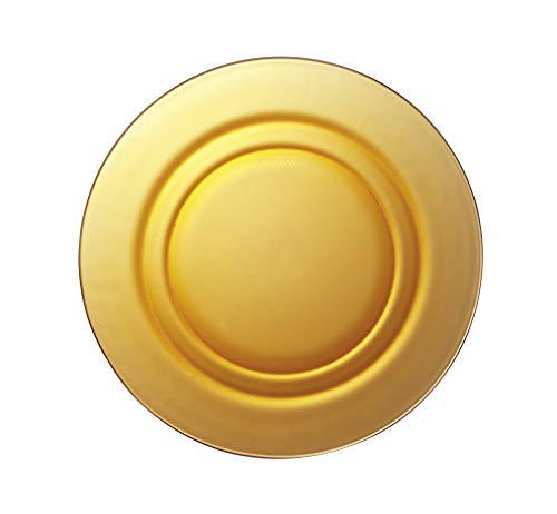 Duralex 3011DF06D1111 Lys Vermeil - Platos hondos (cristal, 23 cm, 6 unidades), color ámbar