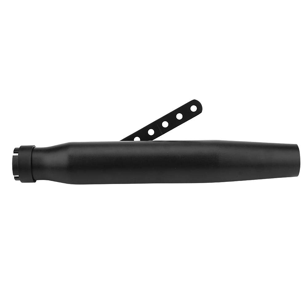 EBTOOLS Tubo de silenciador de escape Silenciador de escape de motocicleta Tubo de escape Punta de tubo de cola Universal para motocicleta GY6(Spray negro)