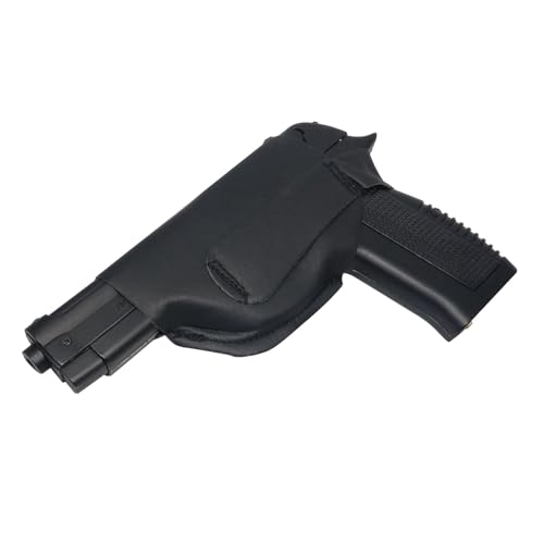 Image of Gun Pistol Lighter Heavy Weight Metal Body Real and Original Like Gun Pistol for Decorative, Smoking Filled with Gas (608 Black) (Black)