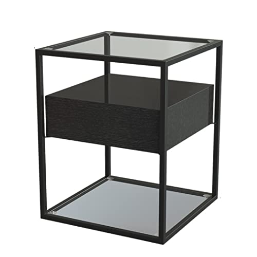 Table basse petite table basse en verre trempé table d'appoint - 2