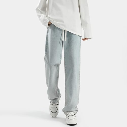 Trousers Pants for Man Summer Fall Denim Jacquard Western Straight Leg Plain Long Leg Trousers Pants Jeans Man 20252