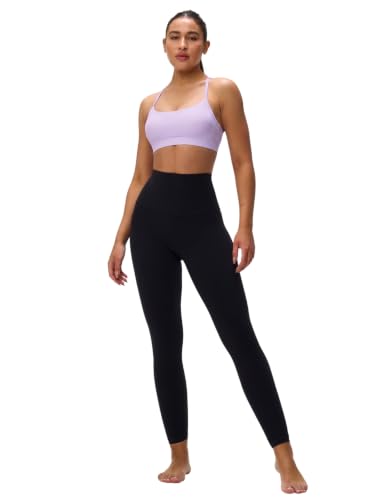 Image of Womens Y Back Padded Sports Bra Strappy U Neck Butter Soft Low Impact Workout Bras Yoga Pilates Walking