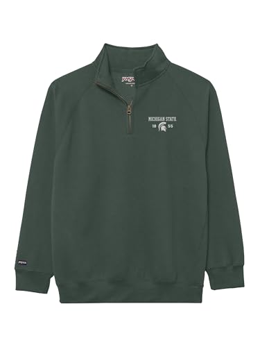 Image of JanSport Unisex Adult NCAA Officially Licensed Rival Long Sleeve Stand-Up Collar Quarter Zip Sweatshirt