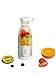 Niktule Portable Blender, Fresh Juice Blender, Personal Size Blender for Smoothies, Mini Electric Blender USB Rechargeable Personal Blender 300ML for Home Travel Office