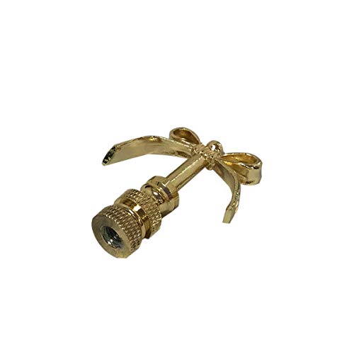 Royal Designs, Inc. Bow Tie Design Finial for Lamp Shade, F-5065PB-1, Polished Brass by Royal Designs, Inc. - Image 2