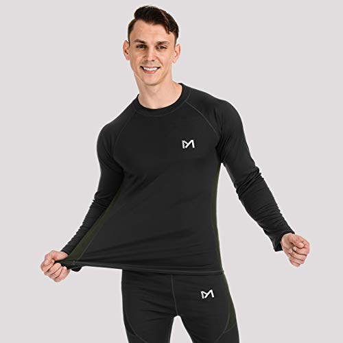 Ski-Unterwäsche Herren MEETYOO Thermounterwäsche Set für Wintersportler