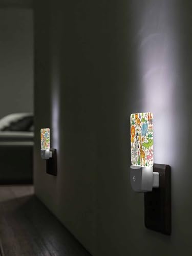 Lámpara de noche con sensor luz ambiental LED plástico miniatura 7
