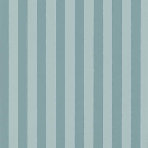 Erismann Abode Heritage 05551-43 Papier peint Motif rayures Bleu canard