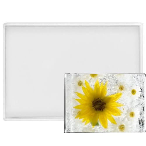Molde de Bandeja de Resina Epoxi Rectangular, Molde de Fundición de Resina Epoxi, Molde de Silicona, Molde de Bandeja Grande de Arte Molde de Artista Molde para Fundición de Resina, 293 x 192 mm, 1Uds