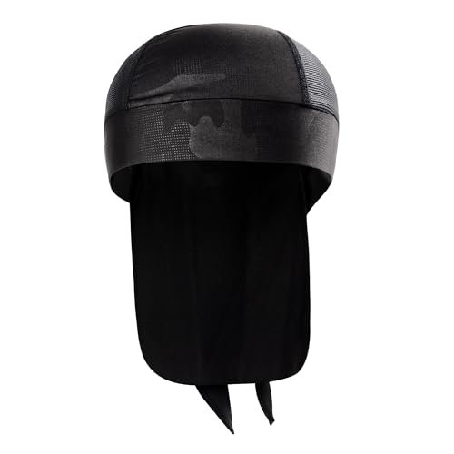 Image of Skull Caps for Men Cooling Bandana Cap Helmet Liner Hat Running Beanie