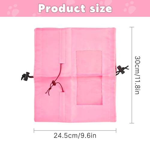 Image of Adjustable Dog Ear Covers - Waterproof Dog Ears & Eyes Protection for Bath