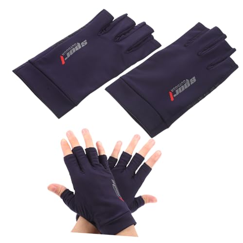 OSOLADY Elastic Half Finger Cycling Gloves Portable Fishing Gloves Professional Bike Accessories