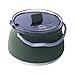 MERIGLARE 1L折りたたみ式キャンプ用シリコンクックポット折りたたみ式ケトルティーポット, 緑