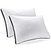 SEPOVEDAXCJC 2er Set Sleeping Allergiker Kopfkissen: Flauschig Premium Polyester Schlafzimmer Hotel Bettkissen Microfaser Fuellkissen Comfort Waschbar Kissenset 65x50 cm - Weiß, Standard