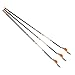 BARNETT 22" HYPERFLITE Crossbow Arrows, 3pk Hunting Arrows HyperGhost Crossbow, Black