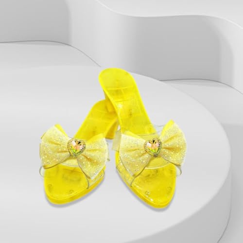Girls Jelly Sandals for Princess Role Play with Bow for Themed Events2