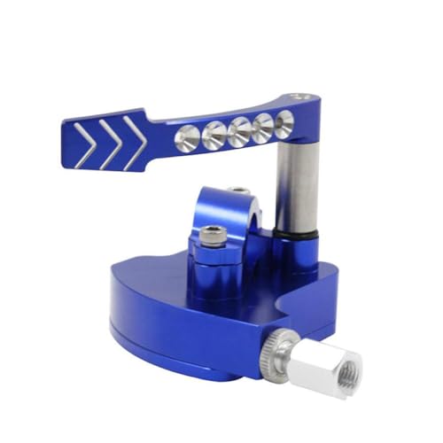 Accélérateur de pouce moto et quad 22mm bleu pour VTT ATV 250 à 700cc