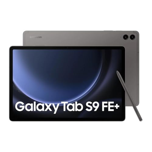 Image of SAMSUNG Galaxy Tab S9 FE+ Plus w /S-Pen (256GB, 12GB, Wi-Fi) 12.4 inch WiFi 6 Android Tablet, 4K Camera, International Model - X610 (Gray)