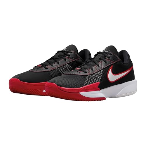Nike Herren G.t. Cut Academy Sneaker, Schwarz/Weiß/Universitätsrot/Eisengrau, 43 EU
