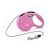 Flexi New Classic Retractable Dog Leash (Cord), 10 ft, Extra Small, Pink