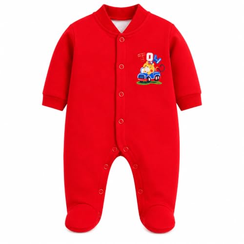 Image of EIO 100% Cotton Rompers Sleepsuits Jumpsuit Night Suits for Infants Newborn Baby Boys & Girls