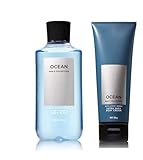 Bath & Body Works Men's Collection Ultra Shea Body Cream & 2 in 1 Hair and Body Wash OCEAN.