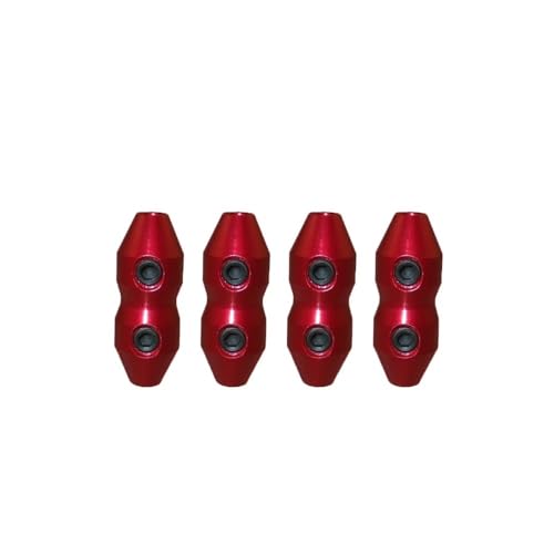 Terminal de cable de freno y acelerador para Go Kart en aluminio rojo