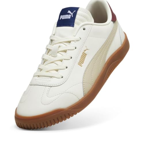 PUMA Mens Club 5v5 Sneaker, Warm White-Putty-Team Regal Red-Clyde Royal, 10
