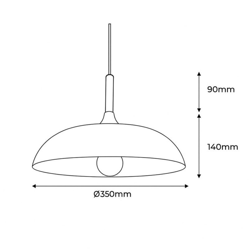 Lámpara moderna minimalista mela para iluminación interior de dormitorio 6