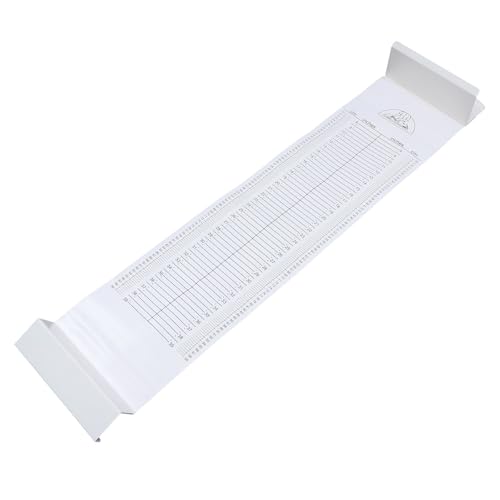 WHAMVOX Regla de Altura para Bebés Ligera y Fácil de Limpiar, Tapete Medidor de Altura en Abs y Pvc Cabezal Fijo y Posicionador Deslizante para Uso en Casa